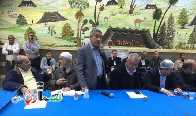 إجتماع لجنة المتابعة في رهط بعد اليوم الدموي في أم الحيران لدراسة الخطوات القادمة